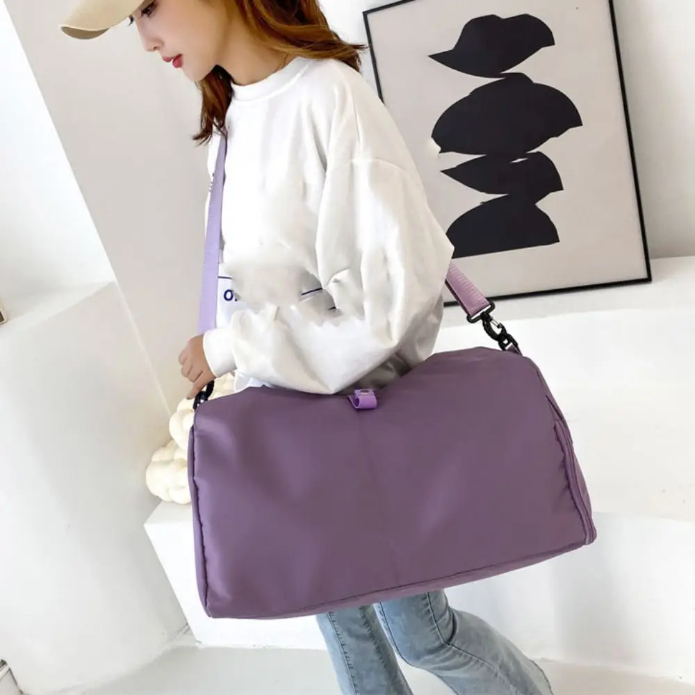 Portable Oxford Carry On Travel Bag Large Capacity Waterproof Storage Handbag Wet Dry Separation Travel Tote Bag Business