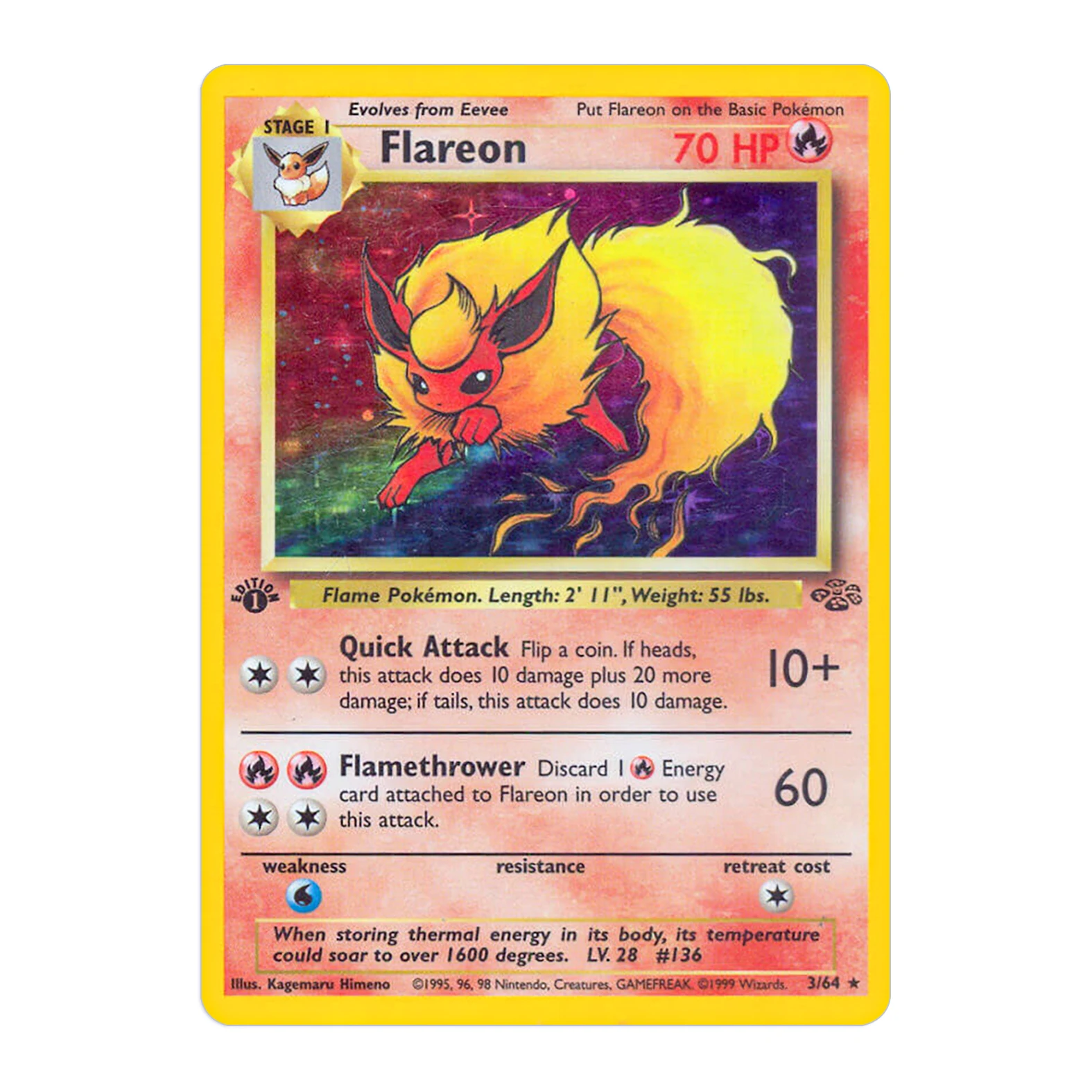 Cartes proxy PKM 1ère édition cartes Charizard Blastoise Jolteon Zapdos Venusaur carte PKM jeu de commerce à collectionner