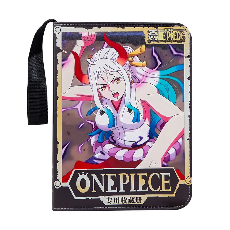 400/900pcs ONE PIECE Card Album Book Folder 4/9 Card Slots Collections Zipper Double Pocket Zipper Card Binder Holder