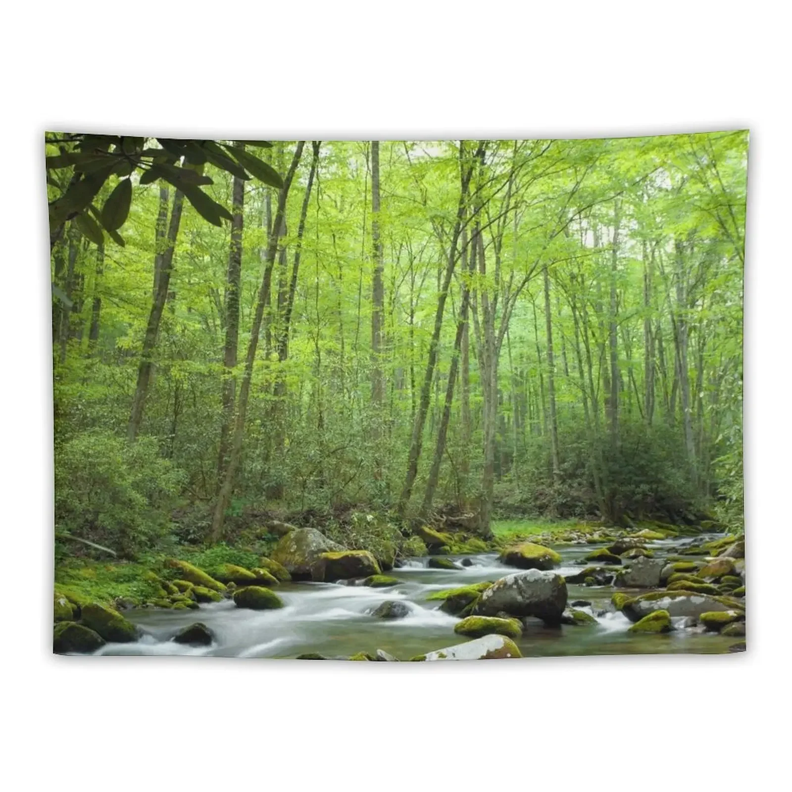 

Spring Forest Stream Tapestry Room Ornaments Korean Room Decor Tapestry