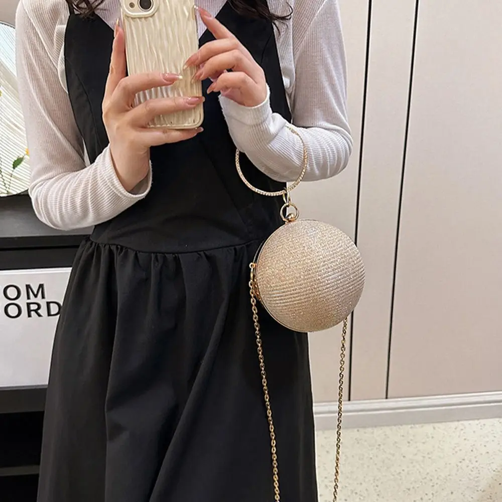 

Retro Glitter Evening Banquet Bag Wrist Bag Rhinestone Ball Handbag Large Capacity Shoulder Bag Ladies Clutch Bag Women