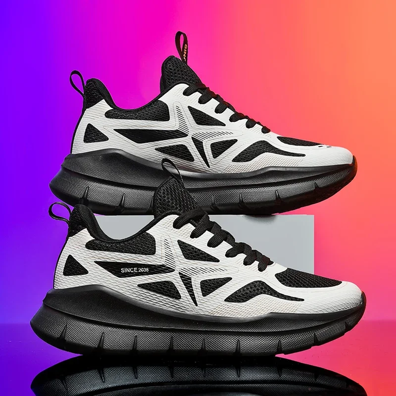 

Men's Running Shoes Cushioning Outdoor Mesh Non-Slip Breathable Trainer Jogging Race Sneakers Luxury shoes Couple Off-road Shoes