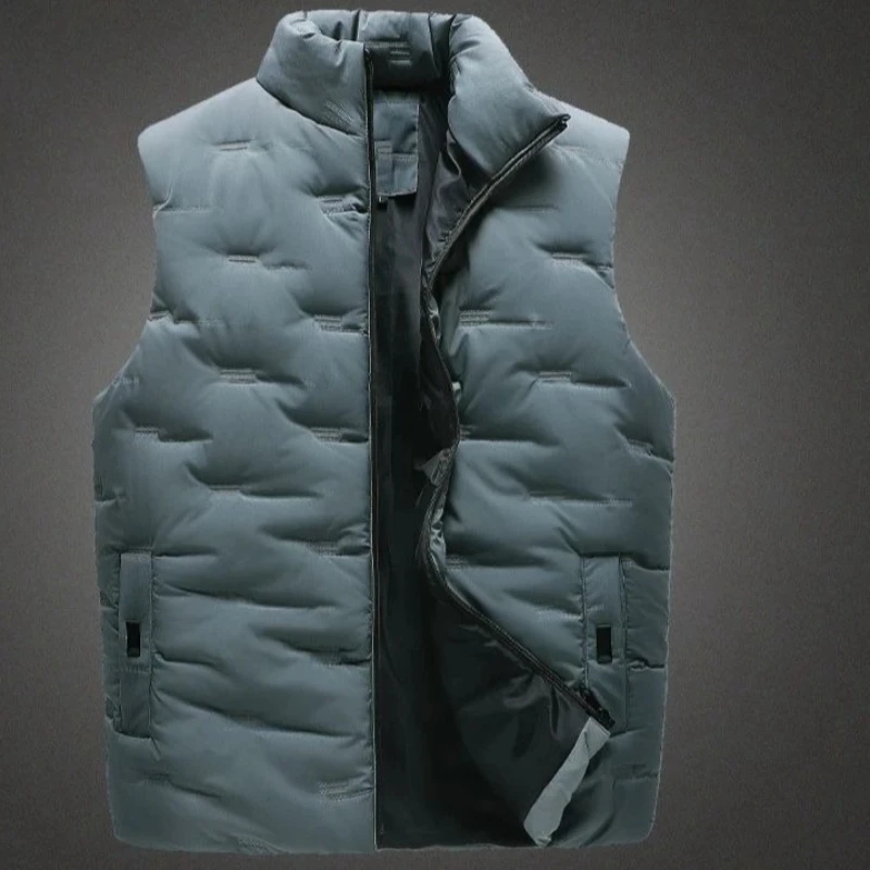 

Youthful Men's 2025 Autumn Winter Thin Down Vest Trendy Lightweight Outerwear with Warmth for Streetwear​