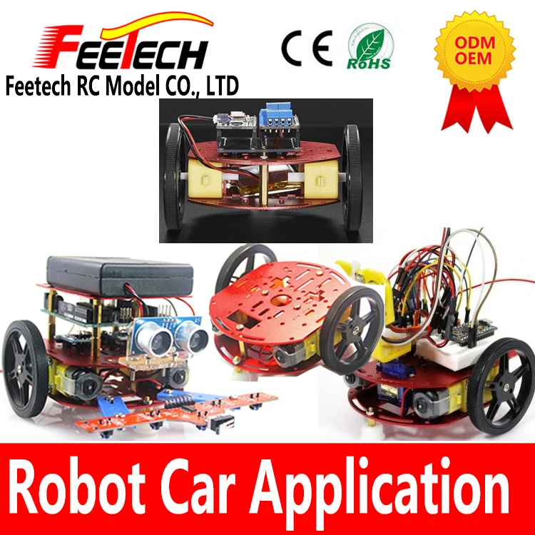 Remote Control Robot Toy with Education Car Chassis RC Parts & Accs