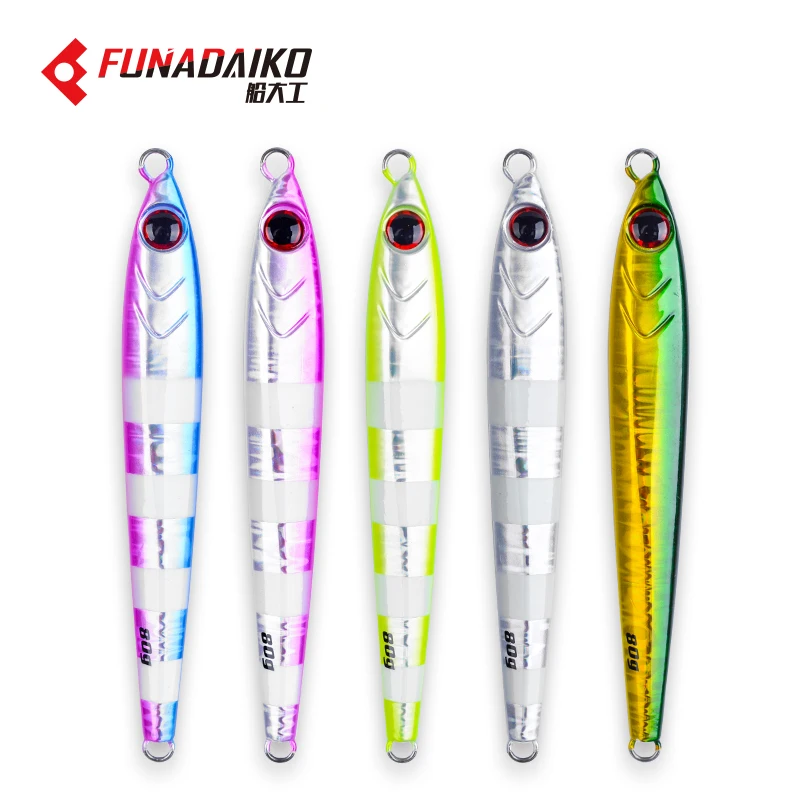 

Рыболовное снаряжение FUNADAIKO Pesca 60 г 80 г 100 г 120 г, искусственные приманки для рыбной ловли