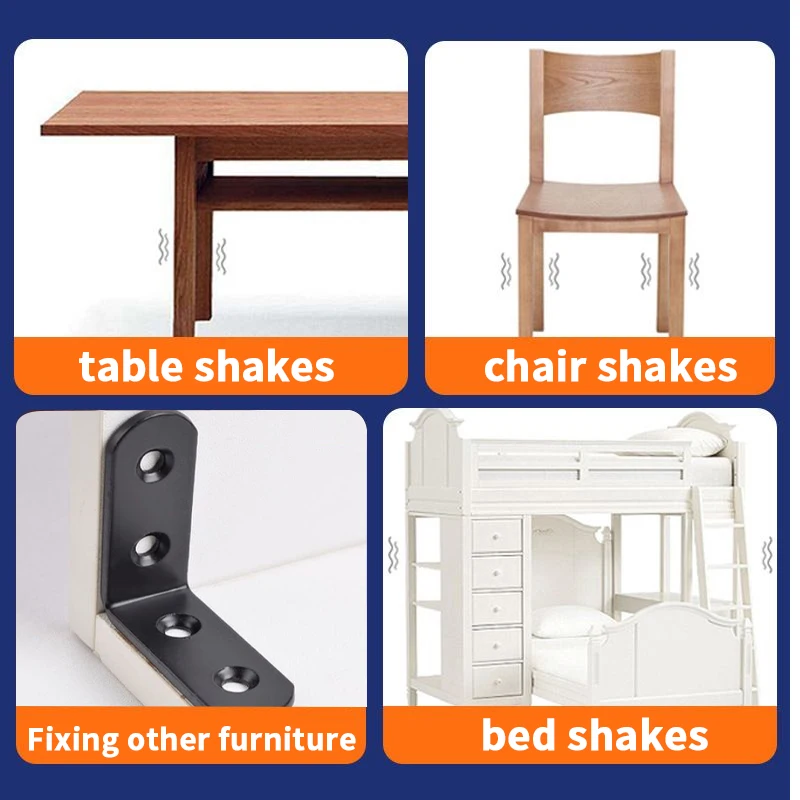 L Suporte Em Linha Reta Ângulo, Preto Ângulo Direito, 90 Graus Prateleira Suporte, Prateleiras, Caixas De Madeira, Móveis, 12Pcs