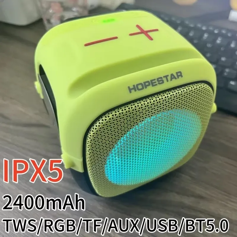 HOPESTAR Bocinas Bluetooth Speaker Waterproof Music Center Mini Wireless Caixa De Som Party Box Portable Outdoor Subwoofer TWS