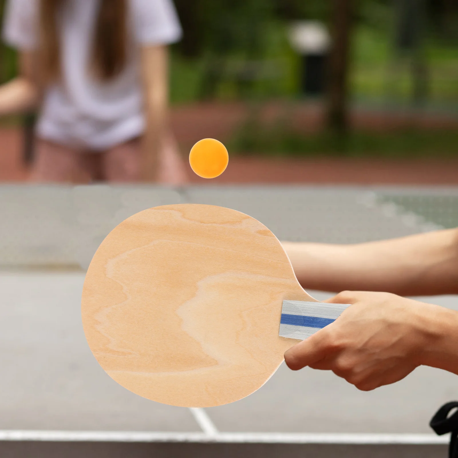 Raquetes de tênis de mesa de madeira tamanho padrão pong para iniciantes treinamento assinatura placa equipamentos esportivos