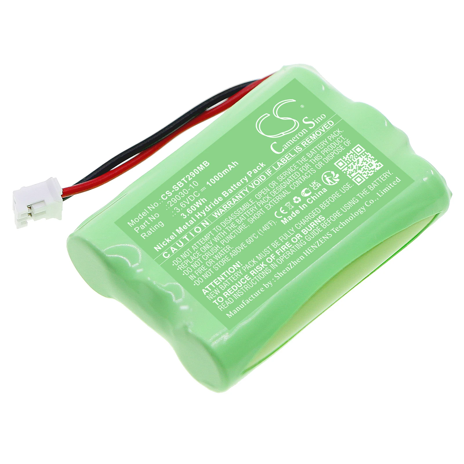 CS Battery 29030-10 for Summer Infant Baby Monitor 29000, 29000A, 29003,29030,29040,29500,28650,285650A,29600, 29630,29890,36004