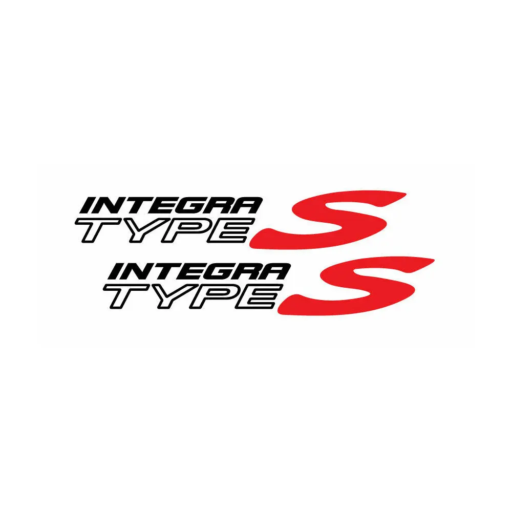2pcs  Integra Type S sticker vinyl decal, car window, doors sticker