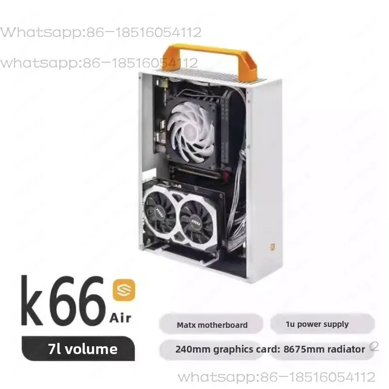 

K66Air Portable Ultra Narrow MATX Small Chassis Desktop Minimalist Host