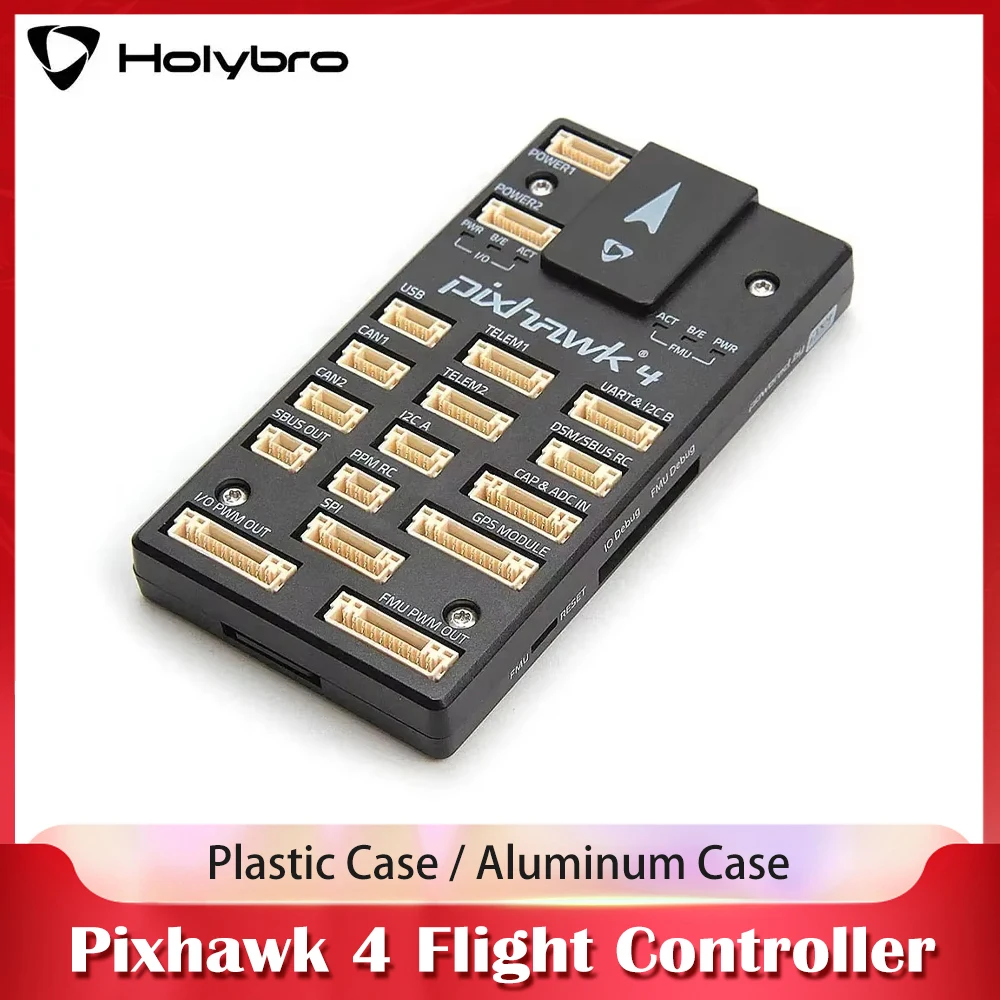 HolyBro Pixhawk 4 Flight Controller (Plastic Case / Aluminum Case) with PM02 / PM07 Power Module M9N / M10 GPS