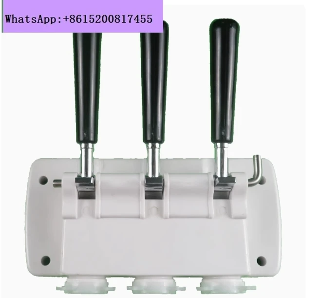 

BQL825 Soft Serve Machine New Spare Parts Commercial Ice Cream Makers Accessories Set Of Front Panel White Valve Block Fittings