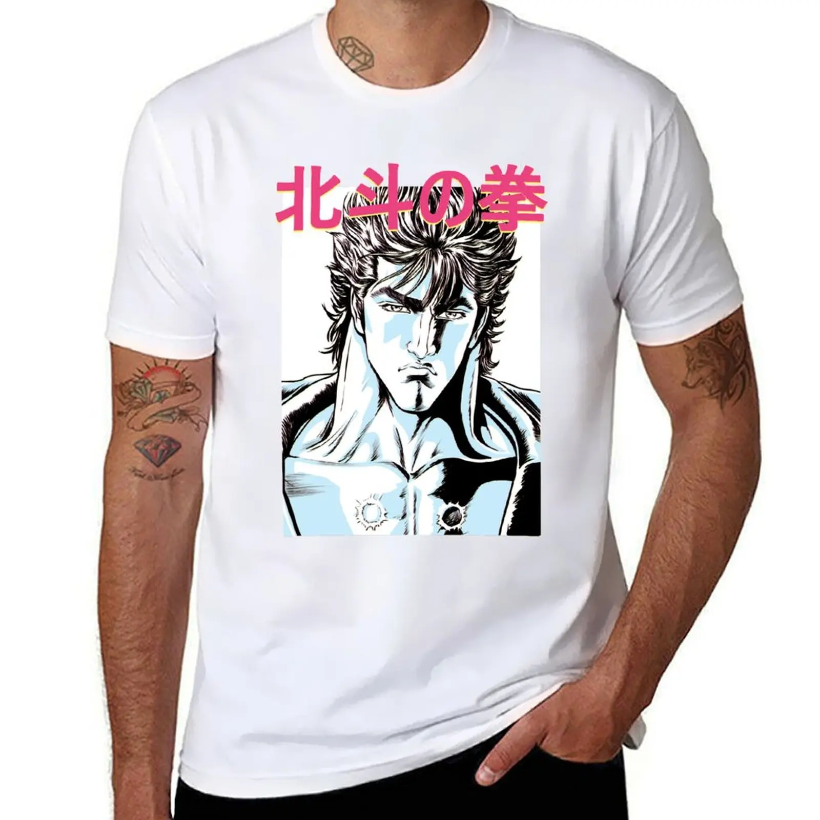 

shirts t t anime man OF shirts shirt for THE NORTH t T-Shirt STAR cotton man custom print FIST