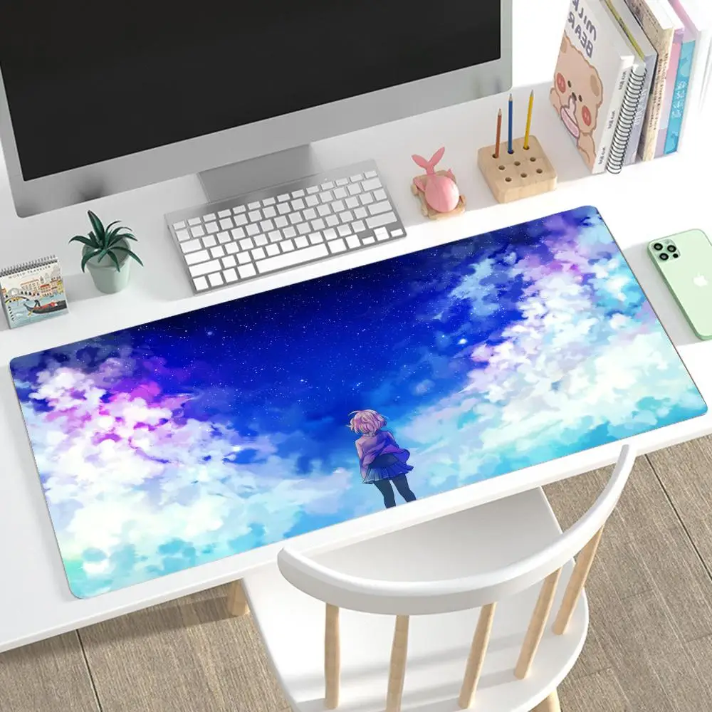Anime love B-Beyondes The Boundaryes Mouse Pad Razers Rubber Mouse Pad Large Locking Edge Anti-Slip E-Sports Dirty-Resistant Off