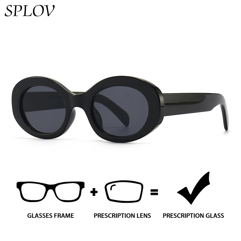 

SPLOV Polarized Prescription Sunglasses Men's Small Frame Design Customized Progressive Prescription Lenses Driving Sunglasses