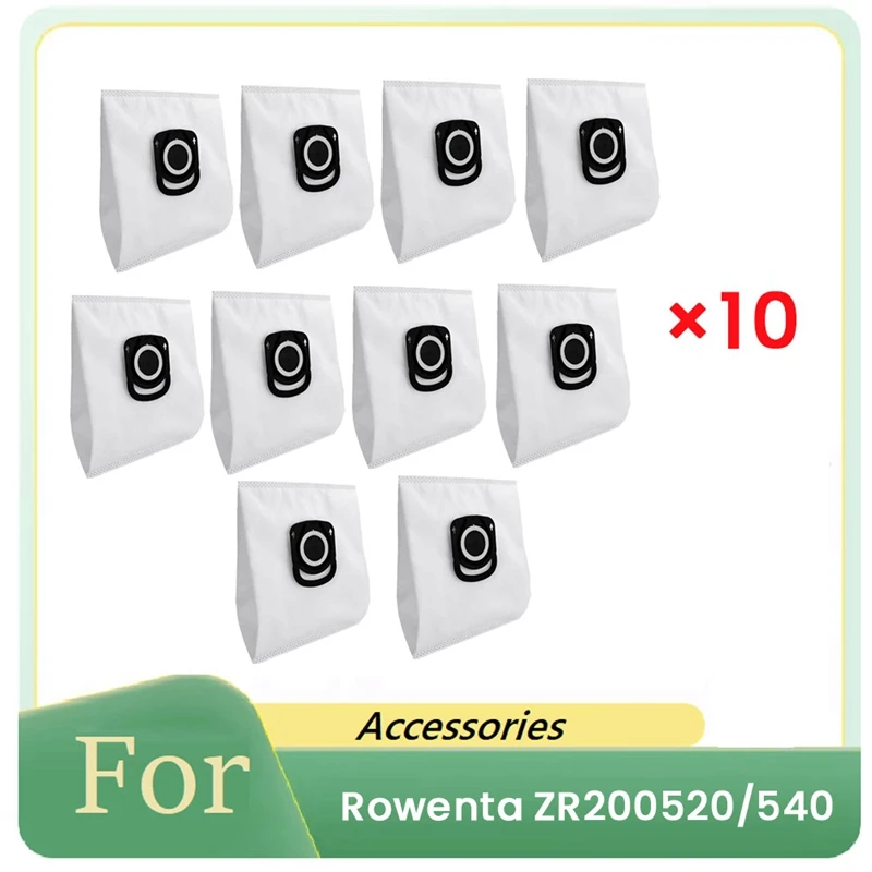 

10 мешков для пыли для Rowenta ZR 200520 /540/740 Замена деталей для аксессуаров для подметальных машин