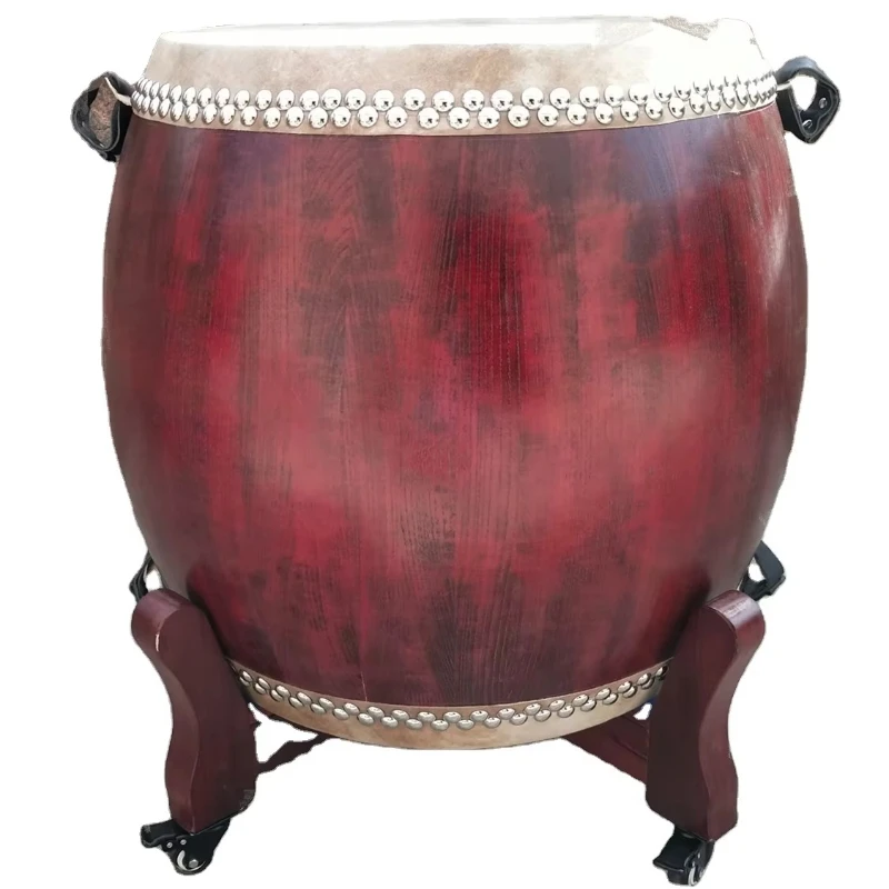

High volume lion dance drum Chinese traditional drum red tang drum