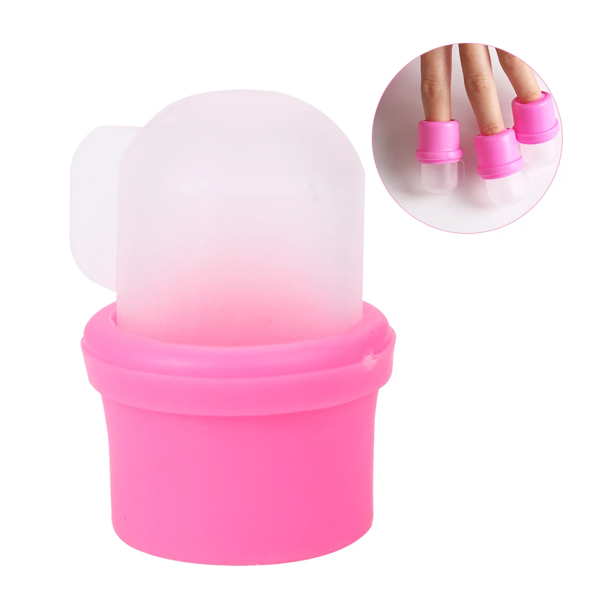 10 Uds. Tapas quitaesmalte de uñas, cubiertas reutilizables para remojar esmalte de Gel Uv, herramientas de manicura, cubiertas para quitar esmalte de uñas