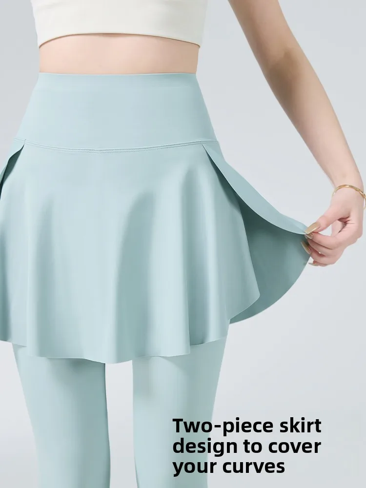   여성 아크스킨 요가 바지 하이 웨이스트 레깅스 하이 웨이스트 롱 팬츠 스포츠웨어 바지 외투 봄 여름