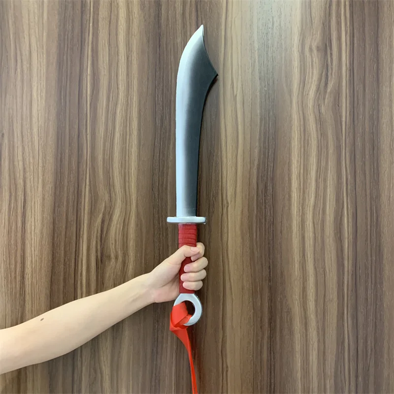 1:1 Cosplay Knife War Knife Sword Performance Prop Weapon Role Playing Chinese Style Cos Knife Weapon Rubber Model Kids Toy 48cm