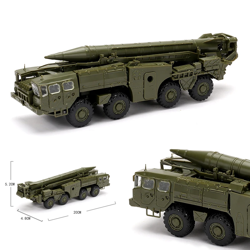 1/72 1:72 Model Military S-300 9K72 RT-2PM BM-30 Russia Army Missile Launch Armored Vehicle Assembly Puzzle Truck Tank Toys