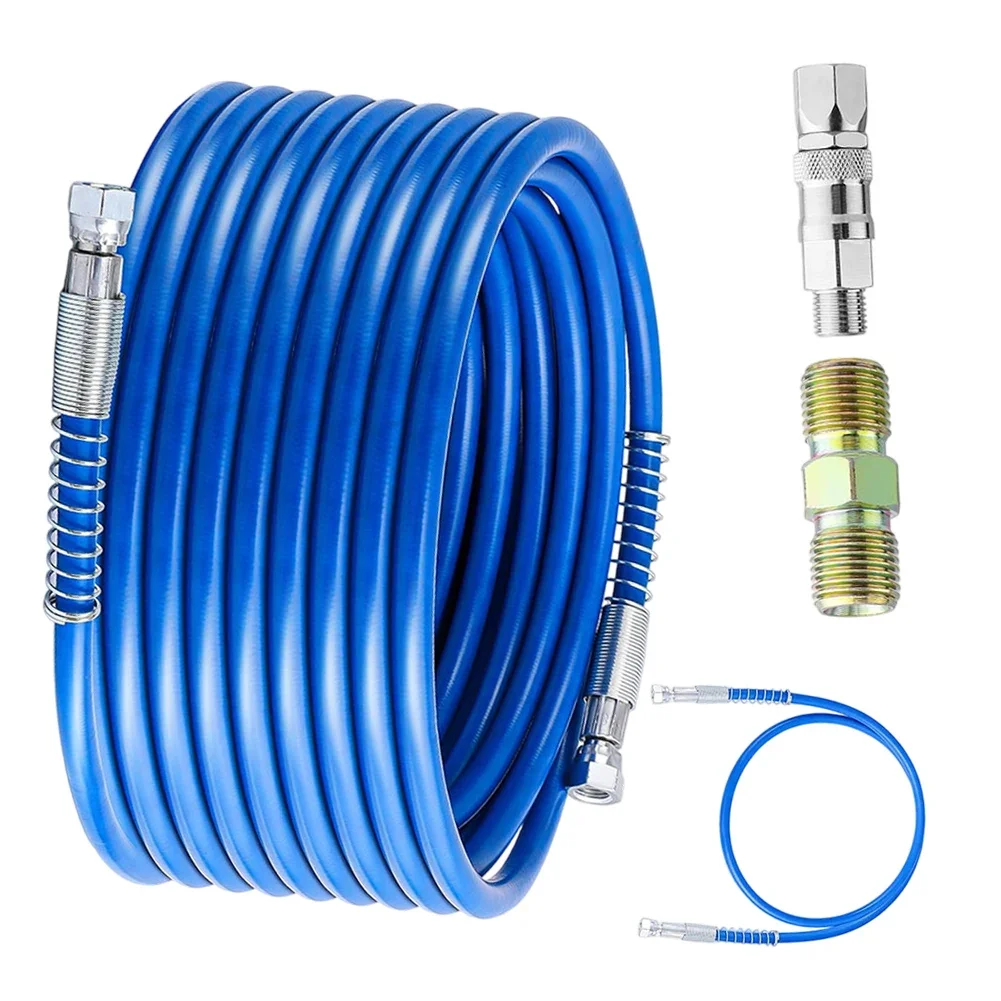1/4'' NPT Airless Paint Sprayer Hose 8500PSI High Pressure Airless Paint Spray Hose With Hose Connector Sprayer Swivel Joint