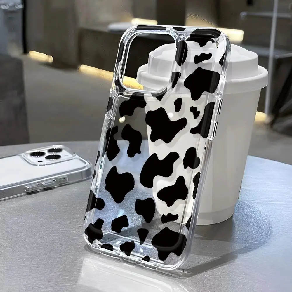 

New design pattern transparent color black high quality mobile phone shell suitable for iPhone 16 to iPhone 11 series