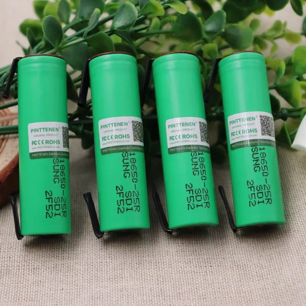 1/2/3/4/6/10 PCS 100% Original For Samsung 18650 2500mah battery INR18650 25R 20A discharge lithium batteries