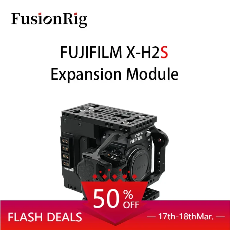 

FusionRig For Fujifilm Xh2/xh2s Camera Cage Expansion Module cineback