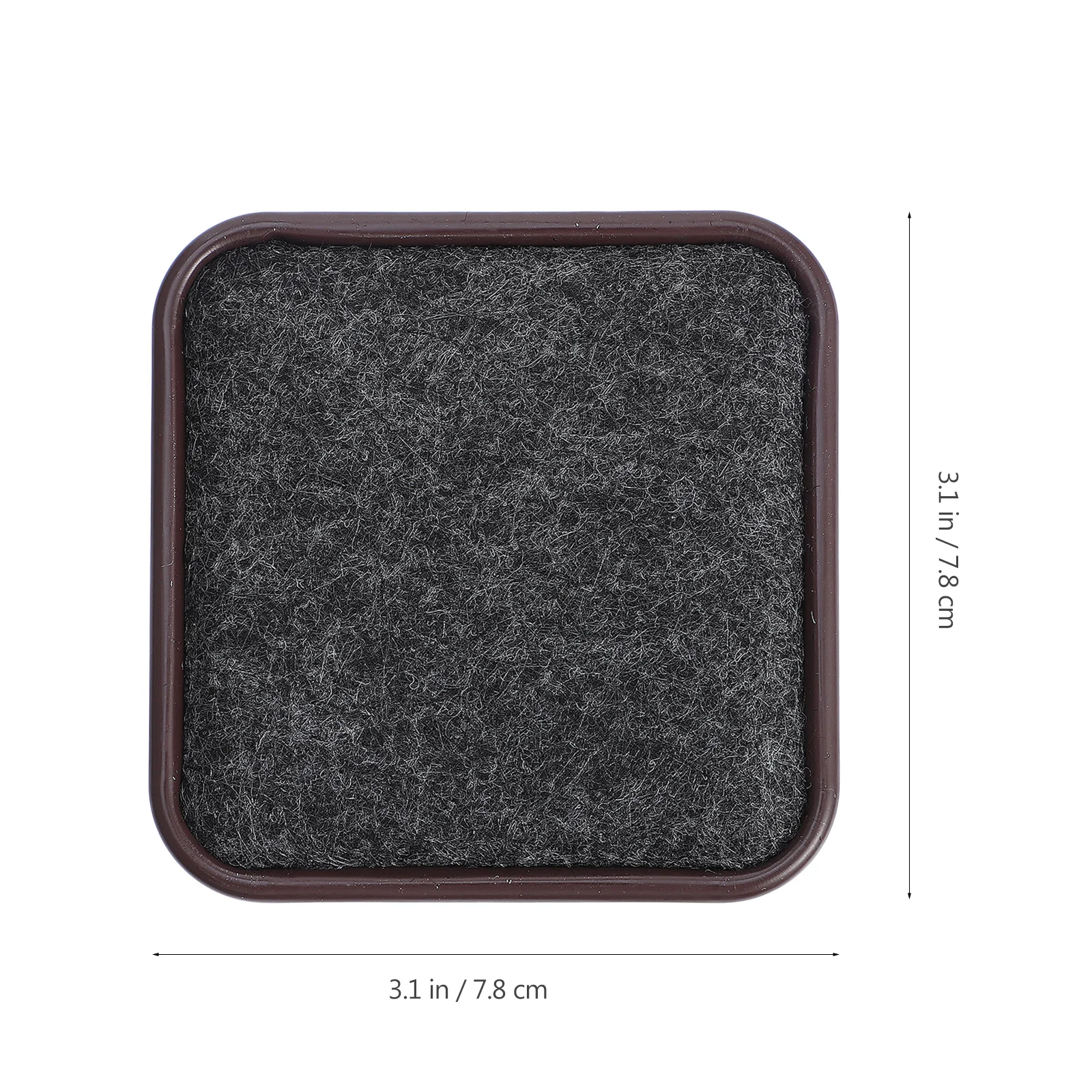 8 قطعة سدادة الأثاث من البلاستيك الصلب أكواب العجلات السفلية لكرسي أريكة تتحول لسدادة الأثاث المربعة #5