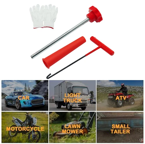 

Vehicle Repairs Car Tire Tools Industrial-grade Nylon Handle Solid Steel Construction T-hook For Removal For Car Maintenance