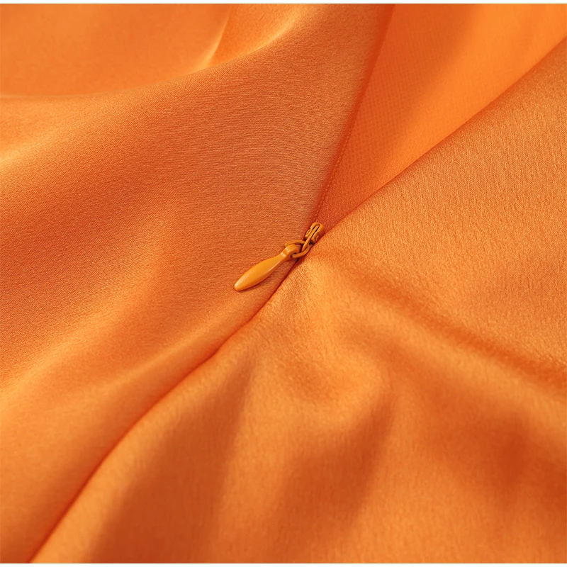 Women Solid Satin Sling Long Dress Casual Backless Sleeveless V-neck Pleated Gowns 2026 Summer Vacation Evening Party Robes