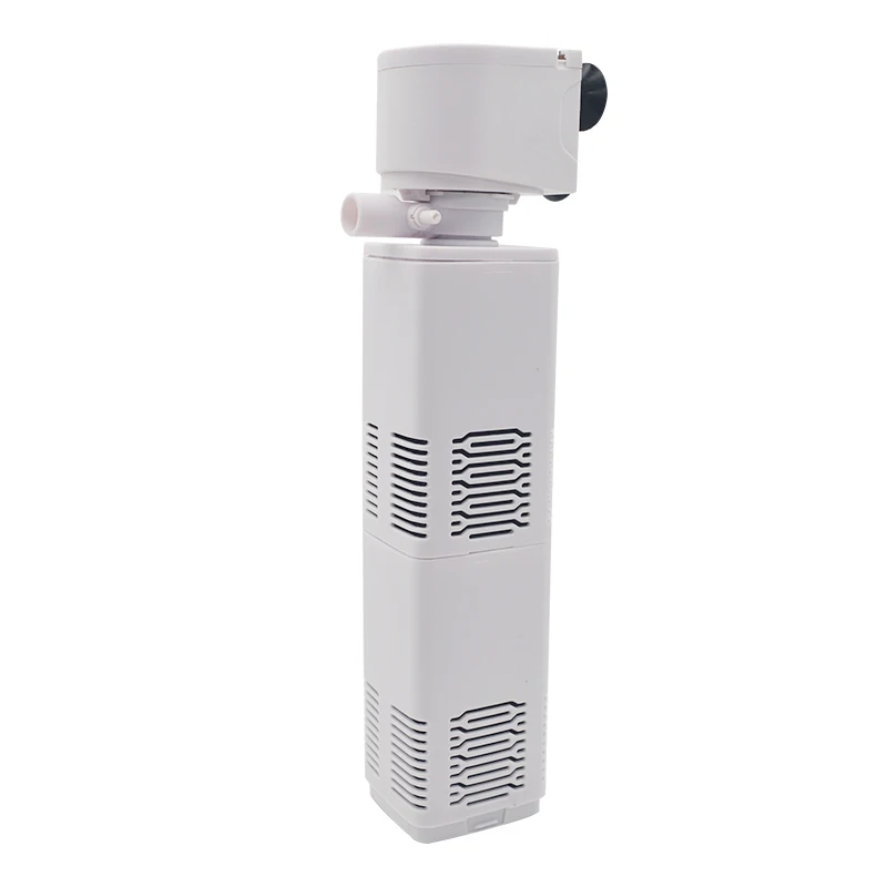 Pompa filtrująca do akwarium akwarium zanurzeniowa cicha powietrzna napowietrzacz tlenu pompa do wymiany wody akwariowa pompa powietrza generator fal 220v — zdjęcie 2
