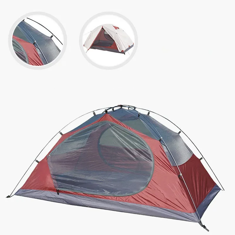 

A Outdoor Camping Tent Outdoor Portable Folding Equipment Supplies Thickened Rainproof and Cold Proof