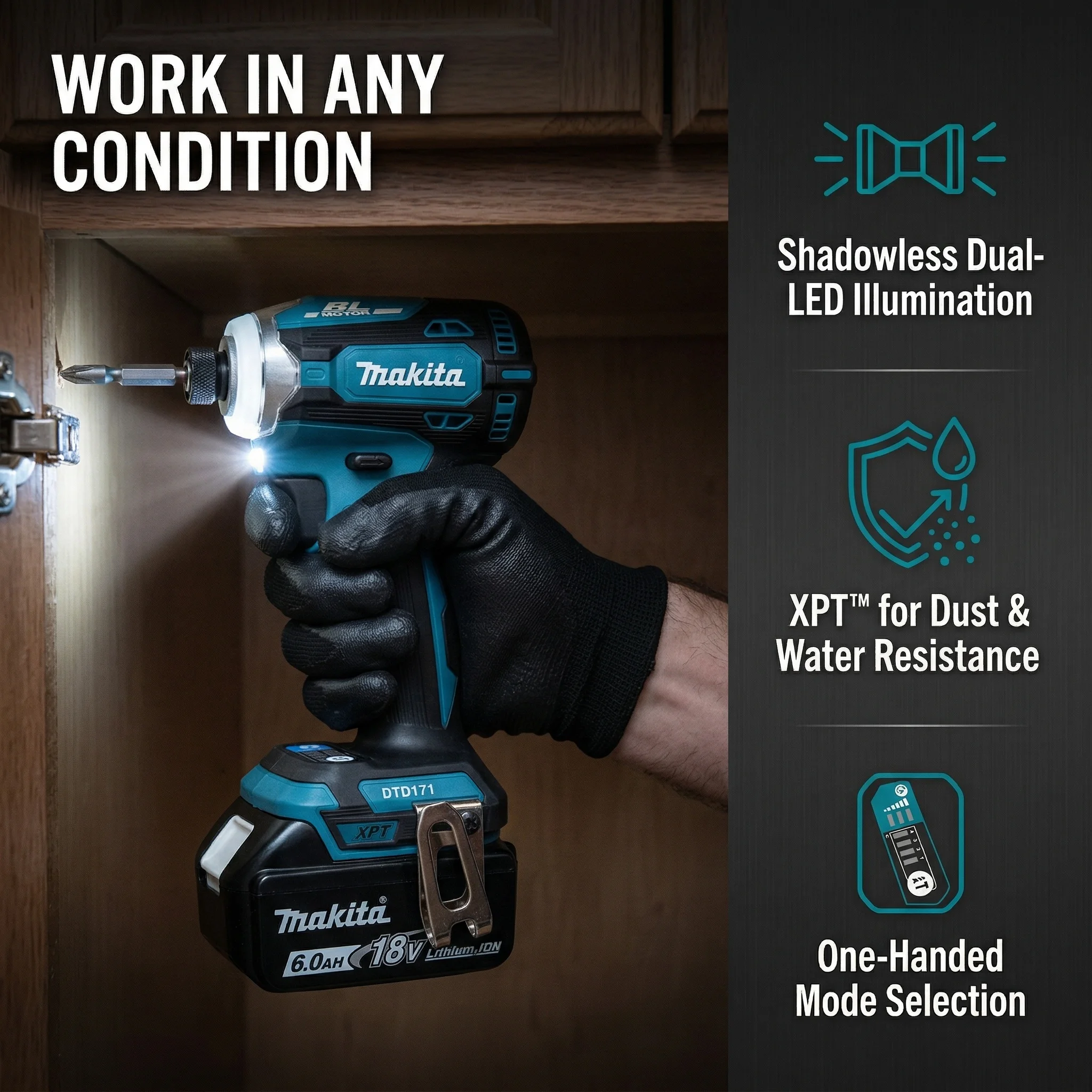 makita-dtd171-brushless-impact-driver-cordless-power-tools-18v-bl-motor-rechargeable-screwdriver-drills-bare-tool-unit