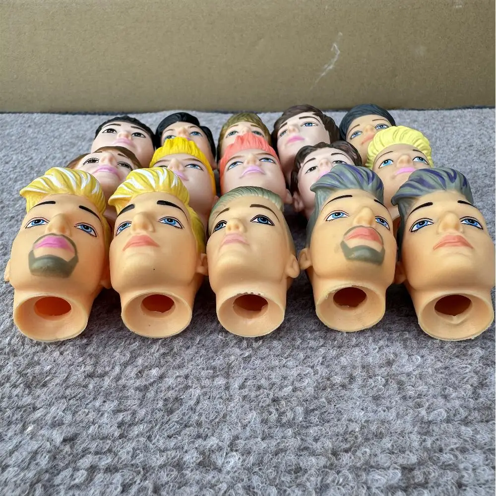 1/6 chłopcy głowy lalki książę Ken głowy solidna głowa chłopca dla 30cm ciała dzieci chłopcy dziewczęta DIY zabawki urodziny prezenty