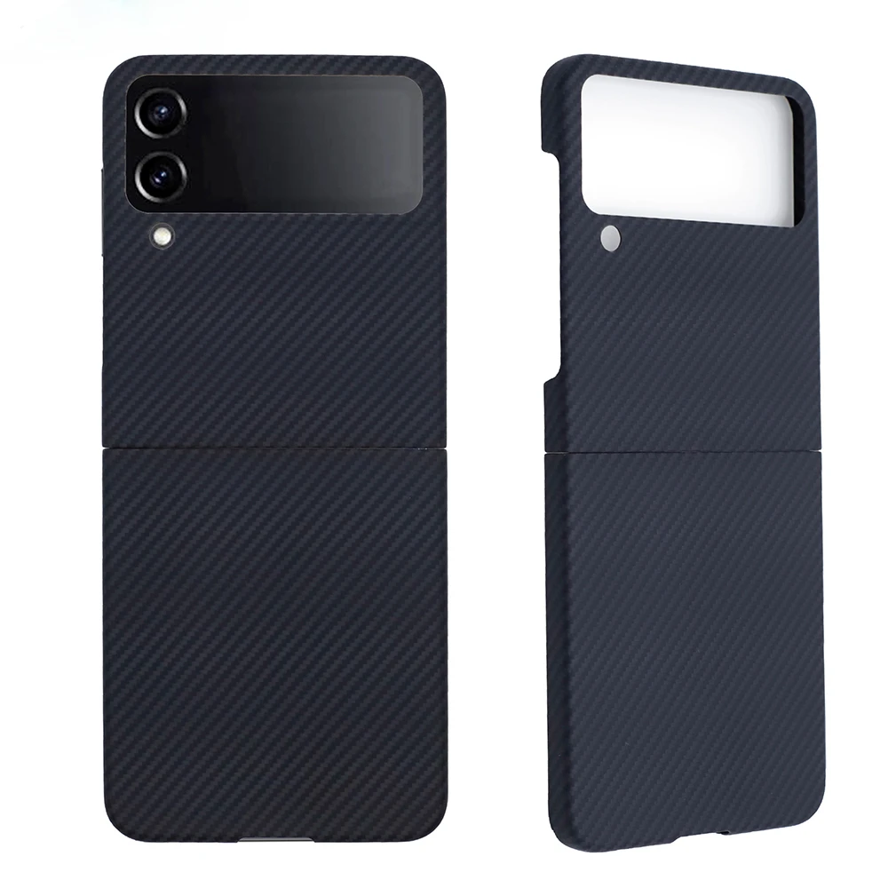 

Новинка из натурального арамидного волокна 600D углеродное волокно для Samung Galaxy Z Flip 4 ультратонкий высококачественный чехол-книжка для Galaxy Z 4