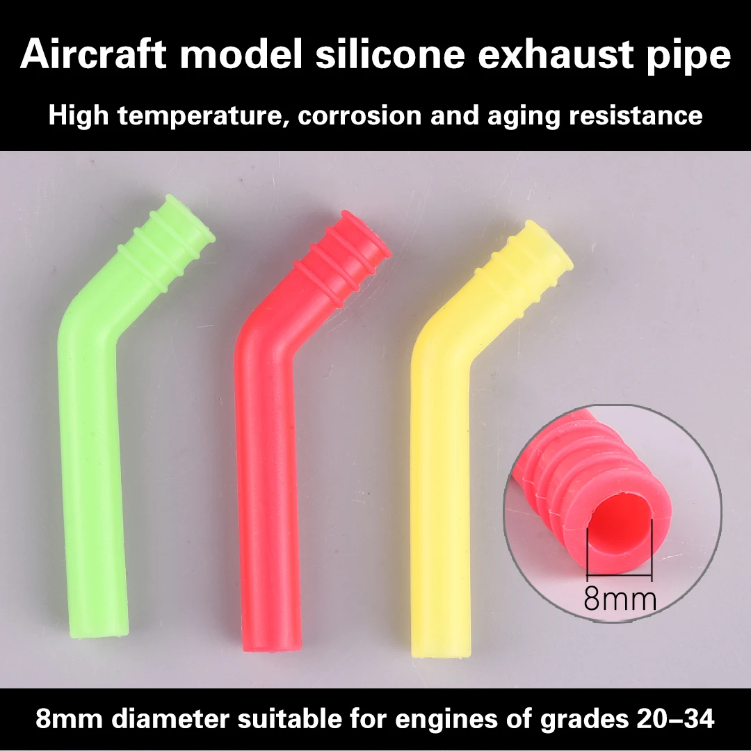 RC Exhaust Extension RC Exhaust Extension Tube Silicone Tube For HSP 1/8 1/10 Scale Models Nitro RC Car 85789 102009 02124 Exhau