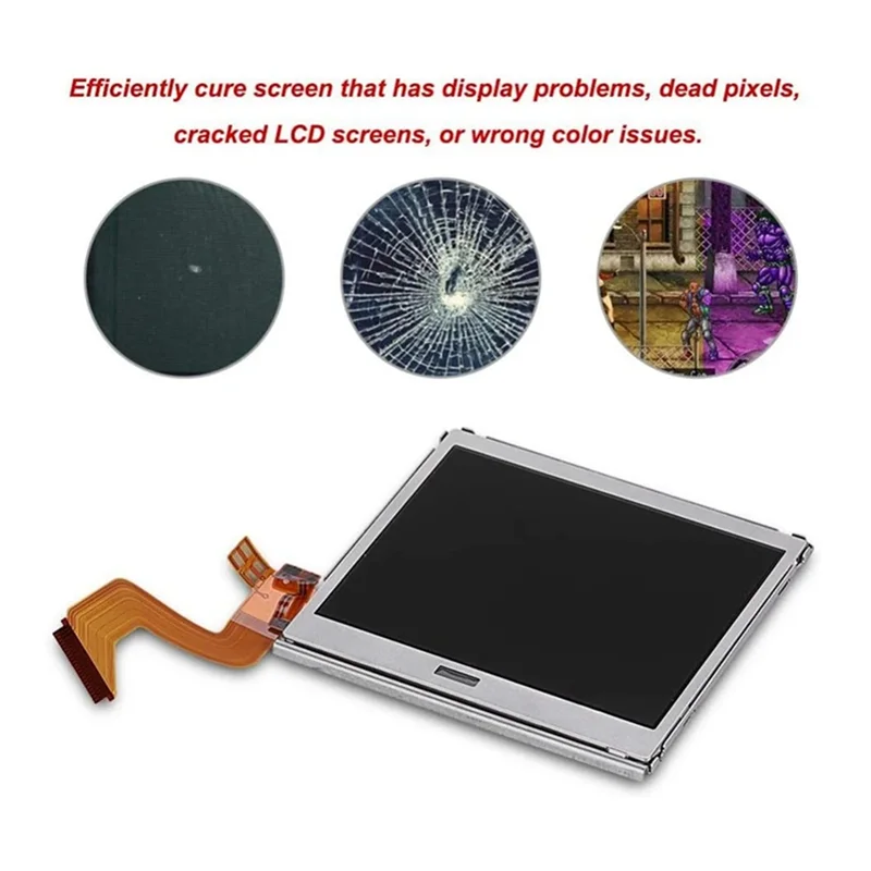 【마지막 기회!】Nintend DS Lite NDSL NDS Lite 교체 수리 LCD 디스플레이용 상단 상단 LCD 디스플레이 화면 4개