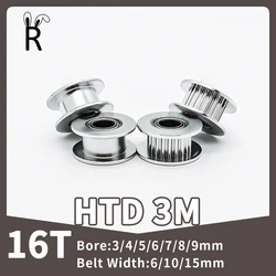 16 Tanden Htd 3M Looprol Boring 3/4/5/6/7/8/9Mm Synchroon Wiel Tandbreedte 6/10/15Mm 16 T 3M Timing Katrol Spanner Wielen