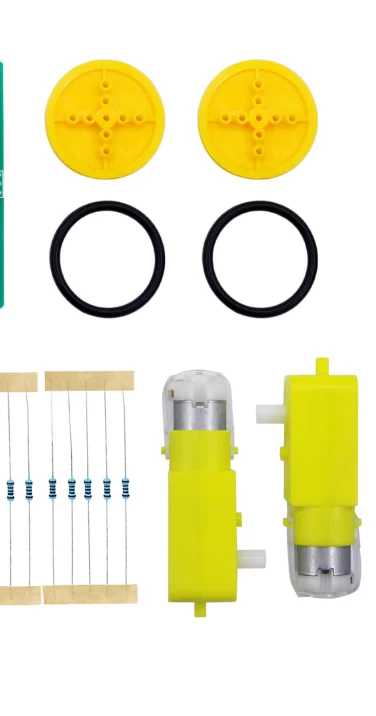 D2-1 DIY Kit Intelligent Tracking Line Smart Car Kit Suite TT Motor Electronic Production Smart Patrol Automobile Parts DIY Kit