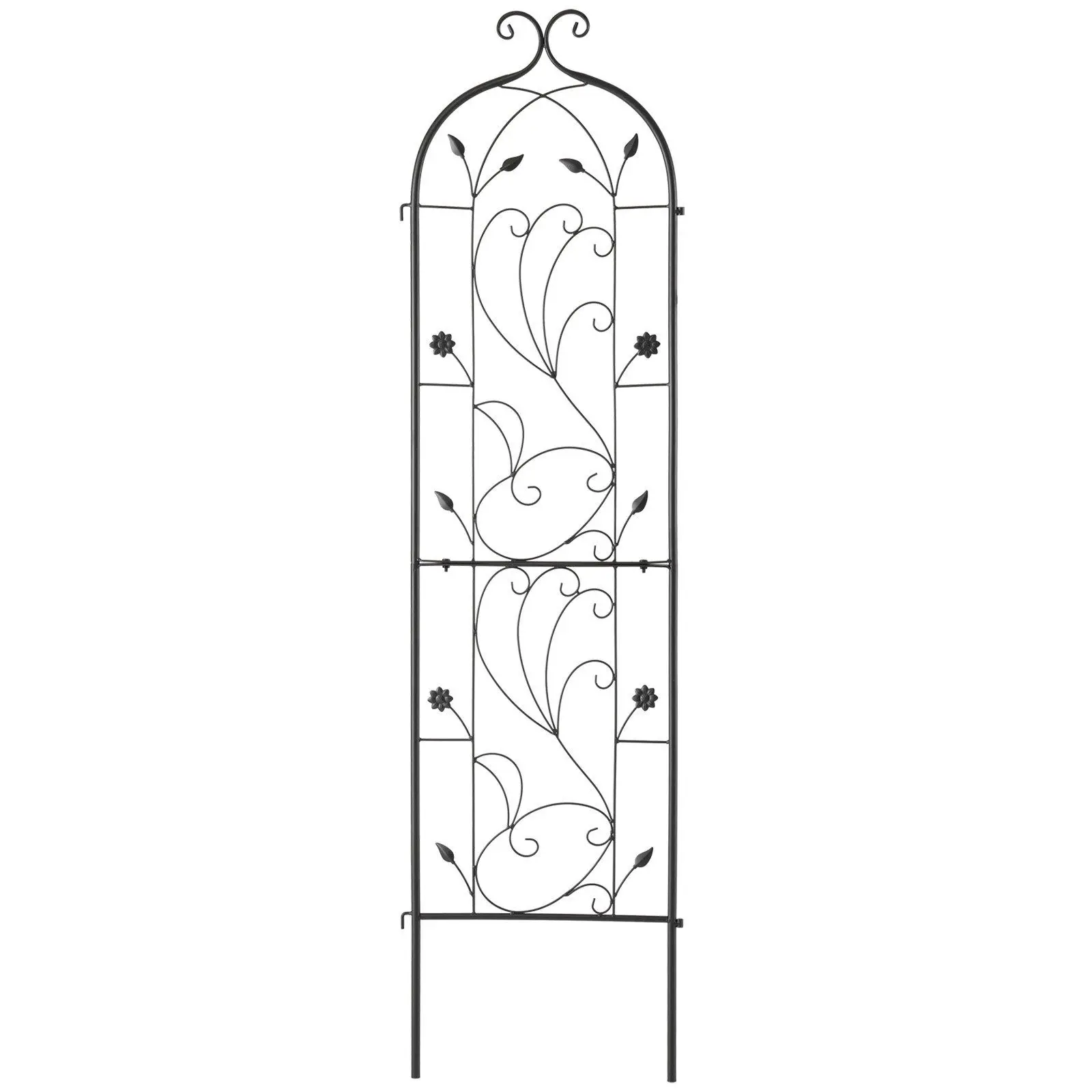 60 X 15 Rustproof Metal Garden Flower Trellis Outdoor Climbing Rose Trellis for Cucumbers Garden Trellis for Climbing Fence Gate