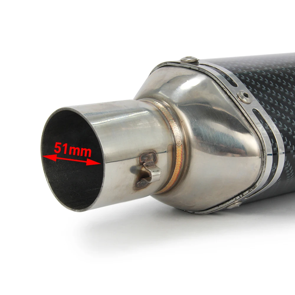 For 38-51MM Universal ATV BMW YAMAHA KTM HONDA Modified Motorcycles Exhaust Pipe Muffler Electric Dirt Bikes Parts Off-Road