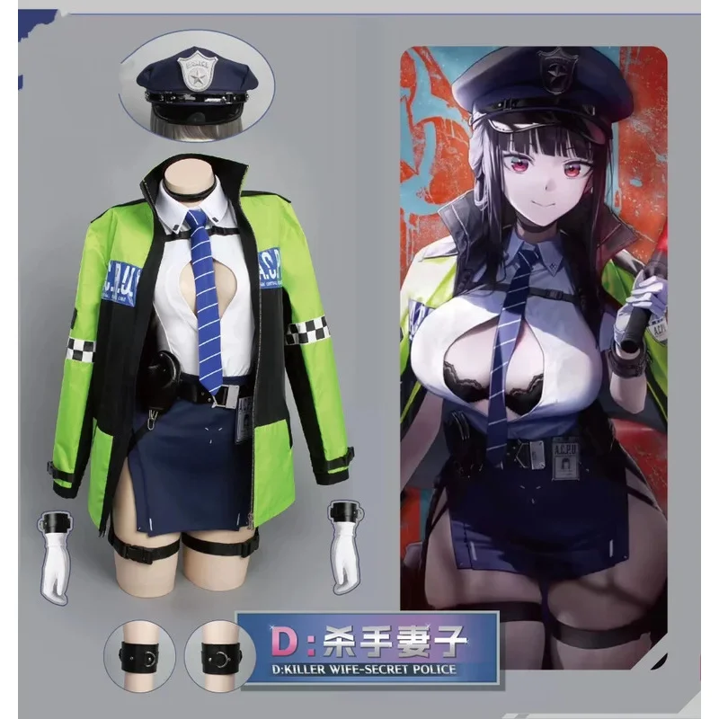 

GODDESS OF VICTORY: NIKKE Sha Shou Wife Women Cosplay Costume Cos Game Anime Party Uniform Hallowen Play Role Clothes Clothing