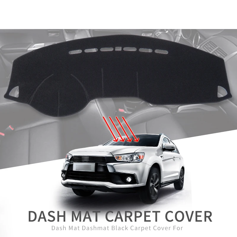 

Car Dashboard Mat for Mitsubishi ASX RVR Outlander Sport 2010-2022 Dash Mat Dashmat Sunshade Protective Carpet