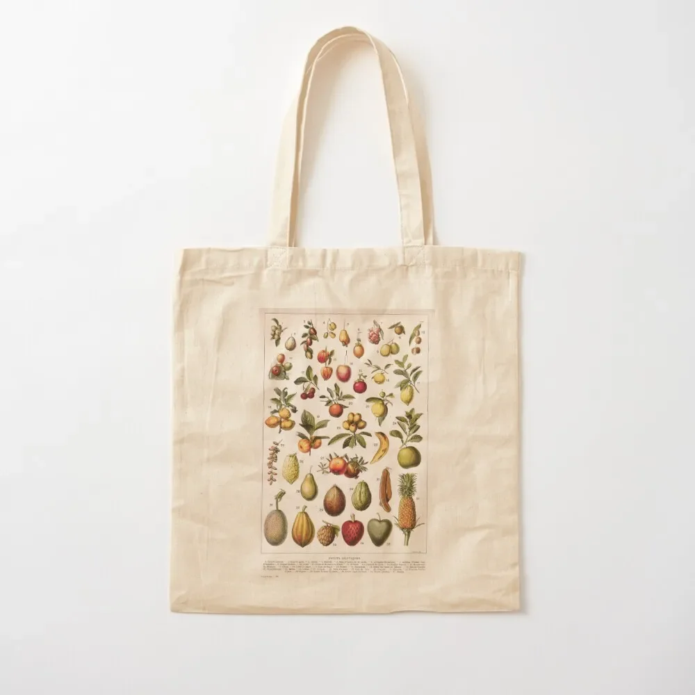 Adolphe Millot - Fruits exotiques - French vintage botanical illustration Tote Bag large size bags Big bag women Tote Bag