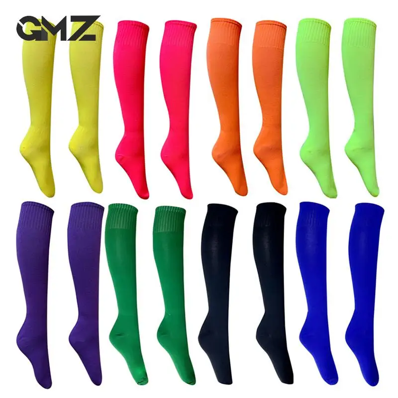 Outdoor Sports Rugby Stockings Over Knee Football Soccer Socks Breathable High Volleyball Baseball Hockey Kids Adults Long Sock