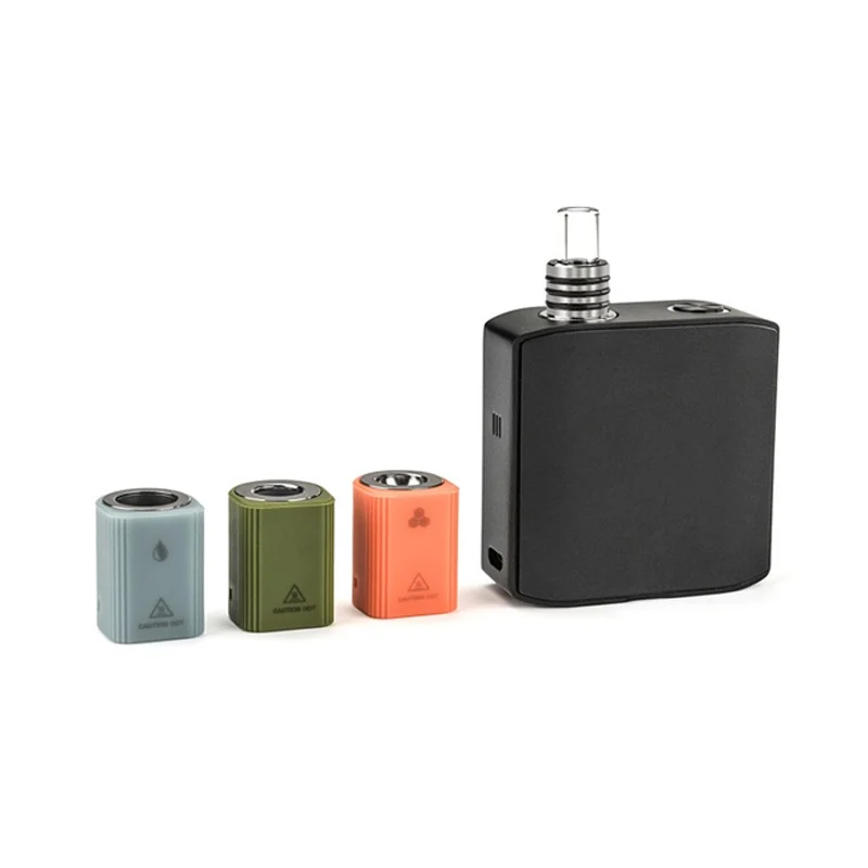 Origin Aisvape Trio III 3-in-1 Dry Herb & Wax & Thick Oil TC Vaporizer Kit with Replacement Heating Chamber Coil Curer Vape Mod