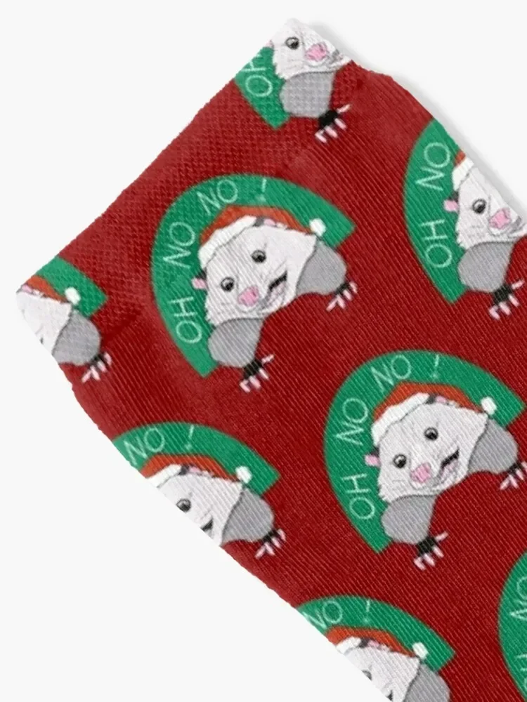 Oh No No Holiday Opossum Socks Wholesale snow Run cycling Male Socks Women's